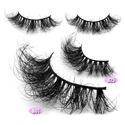 China Full fluffy/thick strip super dramatic/super curly private label lashes cruelty lashes mink lashes3d free seller 25mm wholesale curler eyelashes for sale