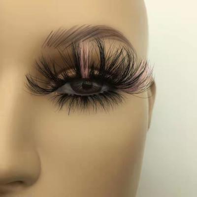 China Natrual and comfortable on your eyes; cruelty free custom made different red pink lashes black 2 tone 16mm 18mm Mink Lashes 25mm colored color white eyelashes for sale