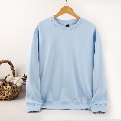 China Oversized casual hoodies solid color cotton crewneck men's sweatshirts custom logo men's sweatshirts QUICK DRY hot sale empty sweatshirts men for sale