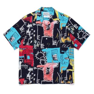 China Wholesale OEM Casual Men's Digital Printed Shirts Beach Wear Hawaii Shirts For Men's Casual Short Sleeves Oversized Shirts for sale