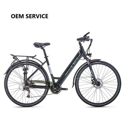 China Aluminum alloy 9 speed city electric bike aluminum frame 250w 36V 14ah electric bicycle SELLA 2.2 28