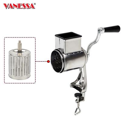 China Deli Manual Stainless Steel Tools Rotary Vegetable Grater With Blade for sale