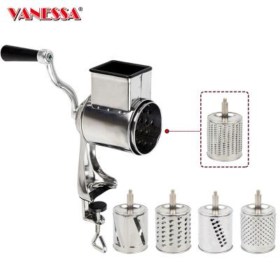 China Home Kitchen Manual Stainless Steel Vegetable And Fruit Tools Nut And Cheese Grater Slicer for sale