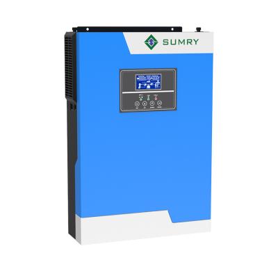 China Solar Power System Home 5kva 5kw Pure Sine Wave DC to AC Inverter 48v Hybrid Inverter with 100a mppt for sale