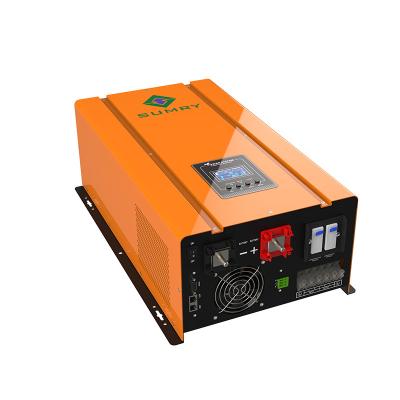 China Home appliance sale high quality pure sine wave power inverter 5000W lithium battery charging for sale