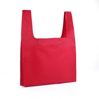 China Supermarket Eco-Friendly Usable Bag Recycling Polyester Tote Reusable Biodegradable Supermarket Carry Bag Plastic Custom Shopping Bags for sale