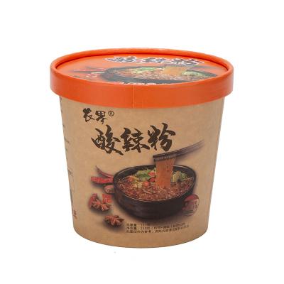 China Hot And Delicious Dry Spicy Spicy Cup Noodles Rice Instant Hot And Sour Vegetarian Ramen for sale