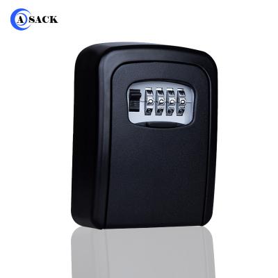 China Large Asack G4 combination wallor wall locks real estate agent outdoor waterproof stainless cabinet gift portable key lock box for sale