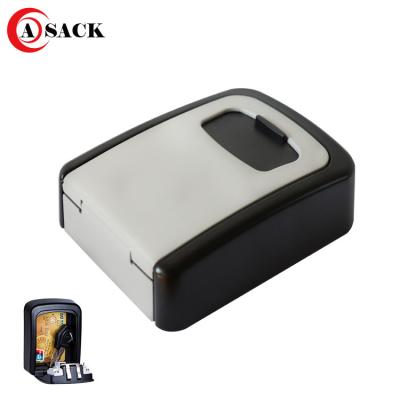 China Weather Protective Cover Prevents Freezing and Blocking 4 Digit Key Code Wall Mounted Safe Outdoor Lock Combination Storage Box Aluminum Alloy Waterproof Lock for sale