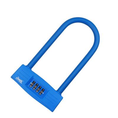 China 4 Digit Password Asack U Lock For Bicycle Password U Lock 13mm Digital Bicycle Lock for sale