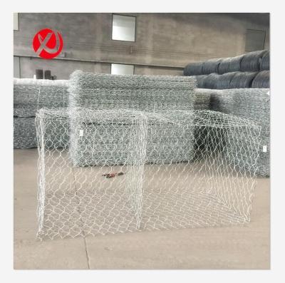 China Easily Assembled Galvanized 8x10cm Hexagonal Wire Mesh Reno Mattress Stone Gabion Cage Gabion Box for sale