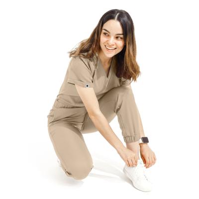 China Wholesale fashionable Fuxin eco-friendly fuyi best quality customized medical scrubs hospital nursing uniform sets for sale