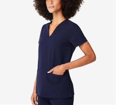 China High Quality Wholesale Customized Size Eco-Friendly Women Hospital Stretchy Suits Most Fashionable Medical Nursing Scrub Sets for sale