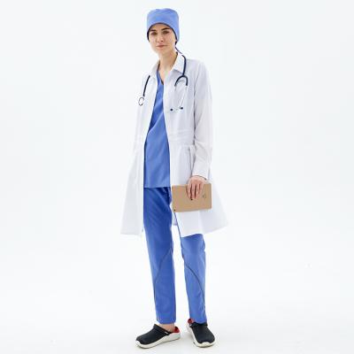 China Eco-Friendly Uniforms Doctor-Uniform-China Wholesale Medical Stylish Medical Wear Lab Medical Coat for sale