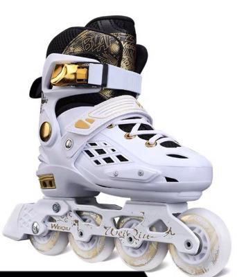 China Mesh Wholesale PU Wheels Skates Shoes Freestyle Adjustable Online Skates Shoes For Kids for sale