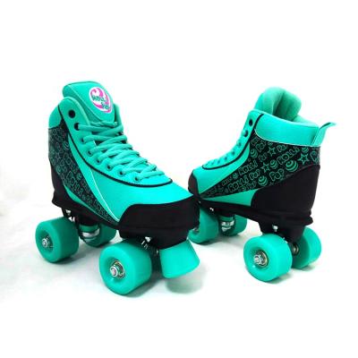 China Sports fashion active design new high impact frame PU PP rolls quad roller skate shoes for sale