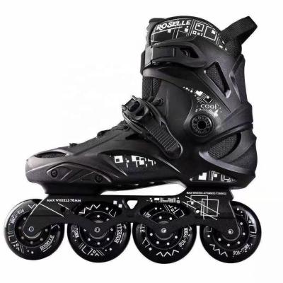 China Wholesale Unisex Adult Inner Detachable and Washable Slalom Hard Boot Factory Performance Freestyle Performance Factory Sleeve Built-in Roller Skates for Adult for sale