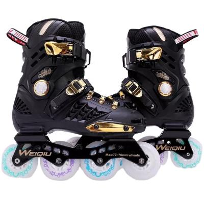 China Wholesale Professional Slalom Freestyle Inline Roller Skates Like Flat Shoes For Adult 35-44# for sale