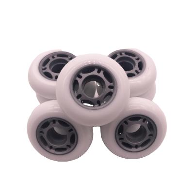 China Wear-resisting SHR in 72mm*24mm Professional Inline Skates 85A Durable Plastic Custom Roller Skating Wheels for sale