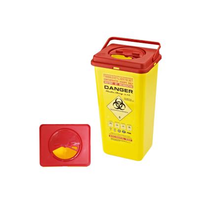 China PP Wholesale Plastic Sharps Biohazard Waste Disposal Container Sharps Bin for sale