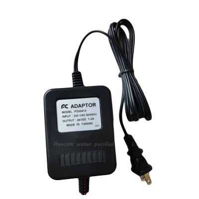 China Hotel RO System 220V 24V Part 1.2A DC Adapter for sale