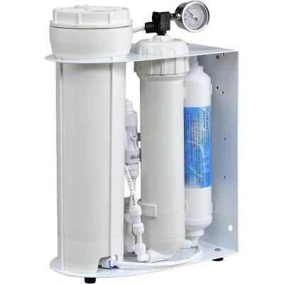 China Hotel 3 Stage Pressure Gauge Installed RO Without RO Pump Reverse Osmosis System for sale