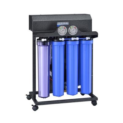 China Hotel Water Purifier 600GPD w/Pump Flush Operate Commercial Reverse Osmosis System for sale