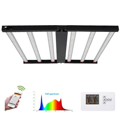 China Seed Starting Running Bars USA Dropshipping ETL DLC 6/8 IR UV Grow Light Foldable Bar 800W 600W LED Full Spectrum Grow Light for sale