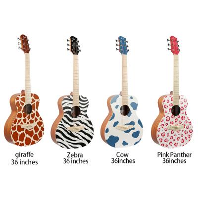 China 36 Inch Ukulele Fir KAI Series Travel Solid Four Animal Guitar Optional Spruce Veneer for sale