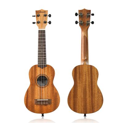 China JS-15SJENSON mahogany guitar 21 inch cheap mahogany ukulele for sale