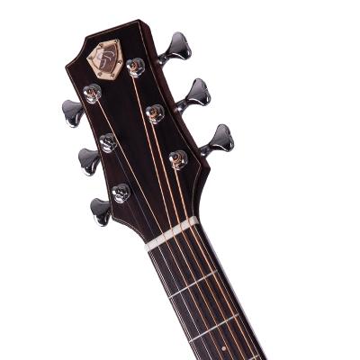 China Randon ACM Durable Medieval Mahogany Guitar 40 Inch Beginner Getting Stringed Instrument Powered Native Guitar for sale