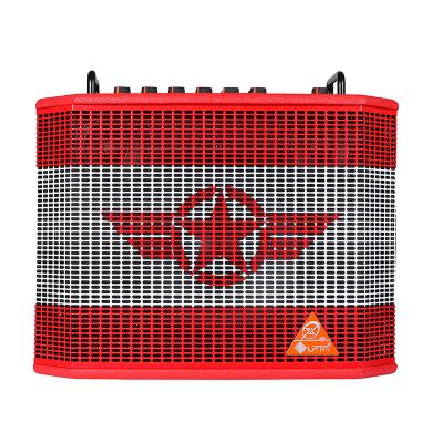 China No Door 120 Watt High Power Audio Star Maple Leaf Red Five-Treble Electric Acoustic Guitar AmplifierSound for sale