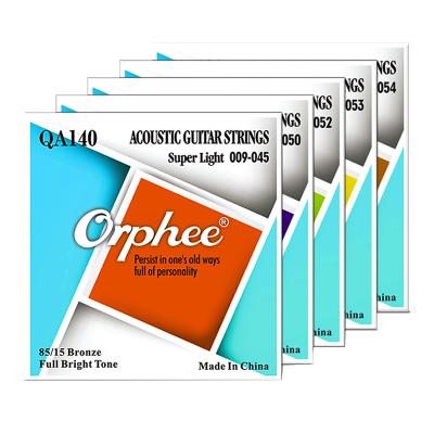 China Acoustic Guitar Strings QA140/QA150/QA160/QA170 Orphee Acoustic Guitar Strings for sale