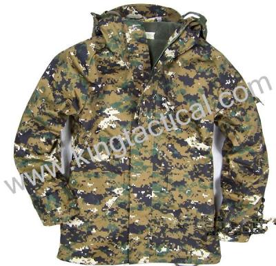 China Winter Woodland Camo Jackets,Material:More Than 95% Cotton,Size:M L XL XXL for sale