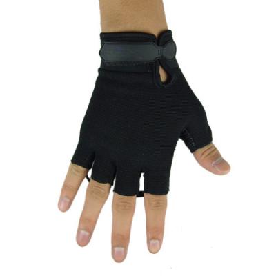 China Black Half Finger Tactical Gloves, Glove,Material Nylon Polymers And Specialty for sale