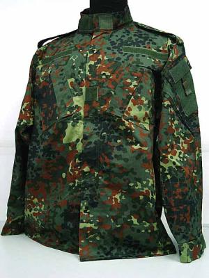 China German Camo Woodland Military Uniform For 35% Cotton And 65% Polyester for sale