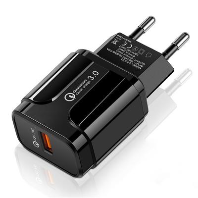 China Video Game Player 18W QC3.0 Quick Fast Charger 5V/3A 9V/2A USB Wall Adapter EU USA Plug Charging Travel For iPhone Samsung Huawei Xiaomi for sale