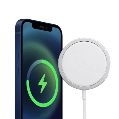 China For iPhone 12 15W Magnetic Wireless Charger Portable Charging iPhone 12 pro Max Mini Wireless Charger Stand Pad for sale