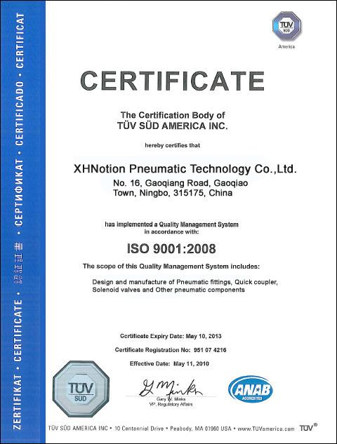 RoHS - Ningbo Xhnotion Pneumatic Technology Co., Ltd.