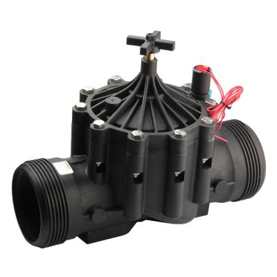 China General XHnotion 4 Inch 220VAC PVC 2 Way Water Solenoid Valve For Garden Irrigation for sale