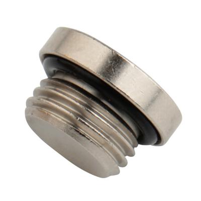 China Hotels WOODEN PEG Male G1/4 Thread Metal Fittings Brass Connector Plug for sale