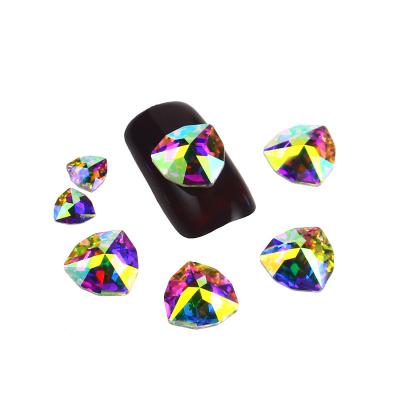 China K9 Crystal New Design Rhinestone Nail Art AB Supplier COLOR Crystals For Nail Art DIY for sale