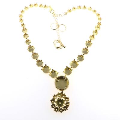 China Good Quality Jewelry Manufacturer Price Empty Cup Decorated Chain Necklace Party Gift for sale