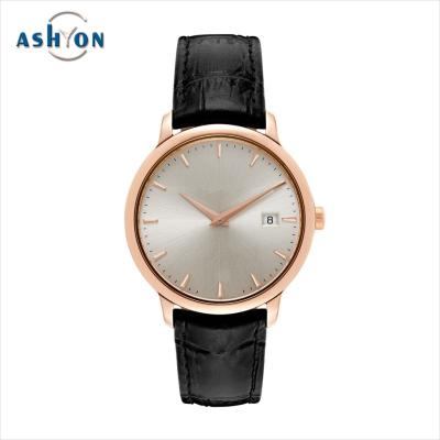 China Sapphire Watch Crystal Slim Stone Day/Date Quartz Japan Watch For Man for sale