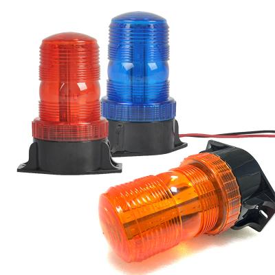 China 3 Inch Amber Red LED Ambulance Emergency Warning Light For 12V 60V 100V Heavy Duty LED Beacon Lights CK-RW28B for sale