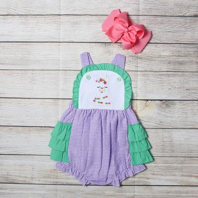 China RTS 2021 new summer children's soft rompers wholesale anti-static baby clothes outfits children's clothing for sale