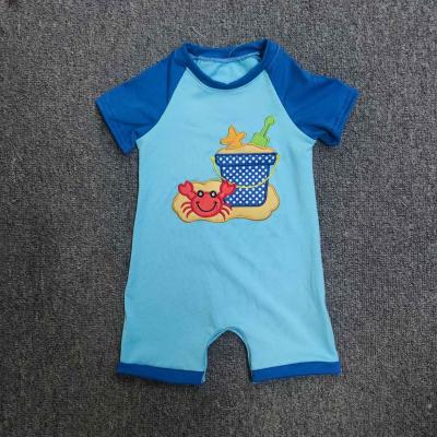 China RTS 2021 New Summer Kids Clothes Viable Wholesale Baby Sweet Summer Rompers Outfits Children's Clothing for sale