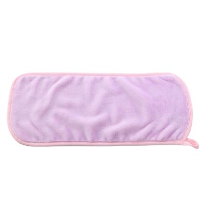 China Personalized Microfiber Makeup Removal Towels QUICK DRY Pink for sale