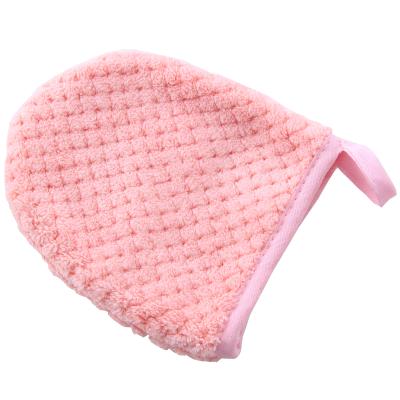 China QUICK DRY Microfiber Make Up Remover Glove Makeup Removal Glove for sale