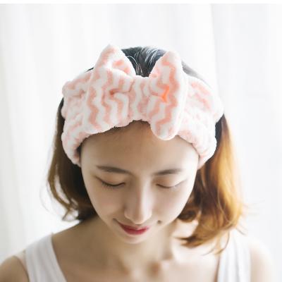 China New Design QUICK DRY Custom Girls Microfiber Cosmetic Makeup Hair Tape for sale